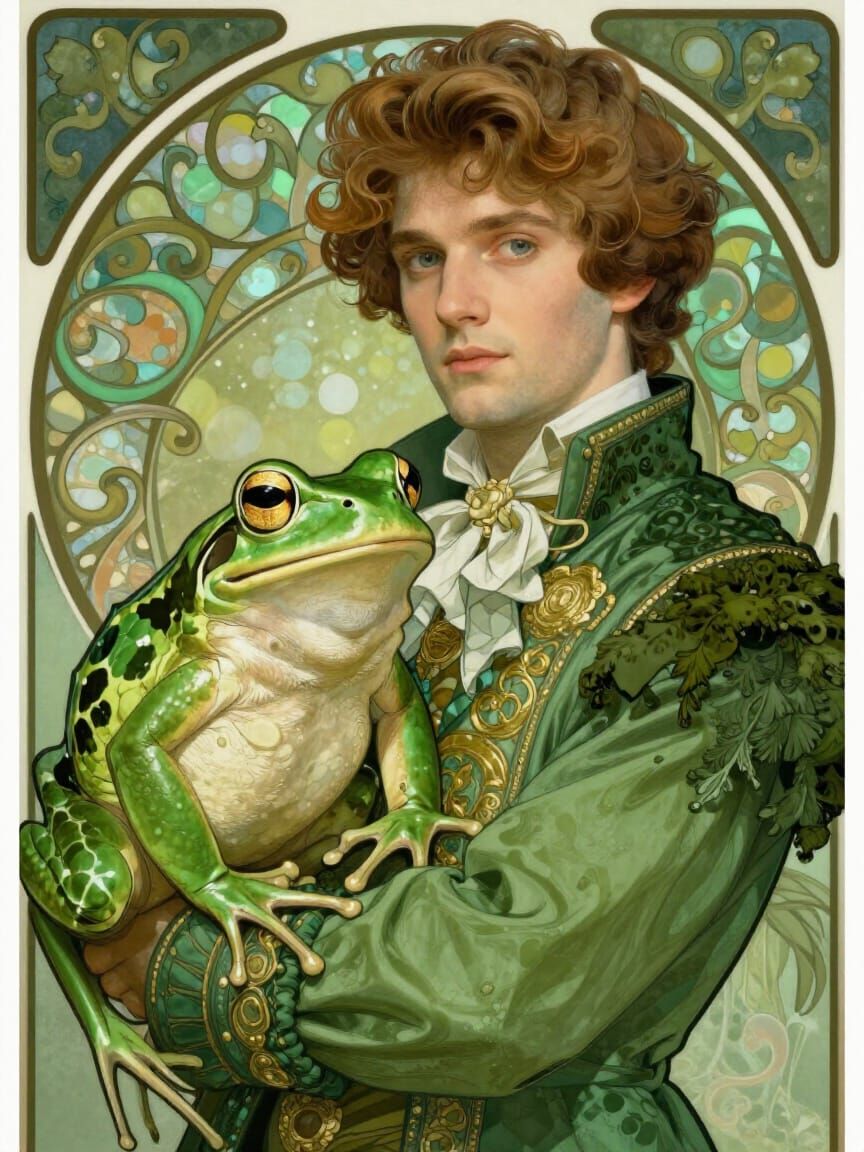 The frog prince (Mucha edition)
