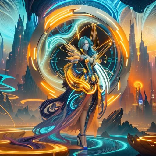 Creating a unique and personalized artwork combining multiple elements of your previous images