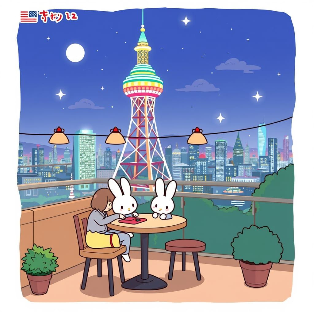 Miffy Bunny Skytree Cafe