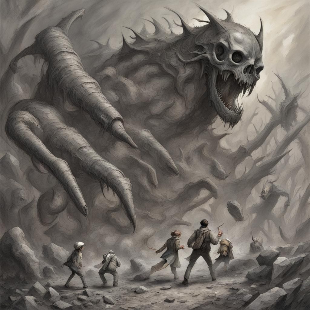 Terrifying Foes Generated by AI