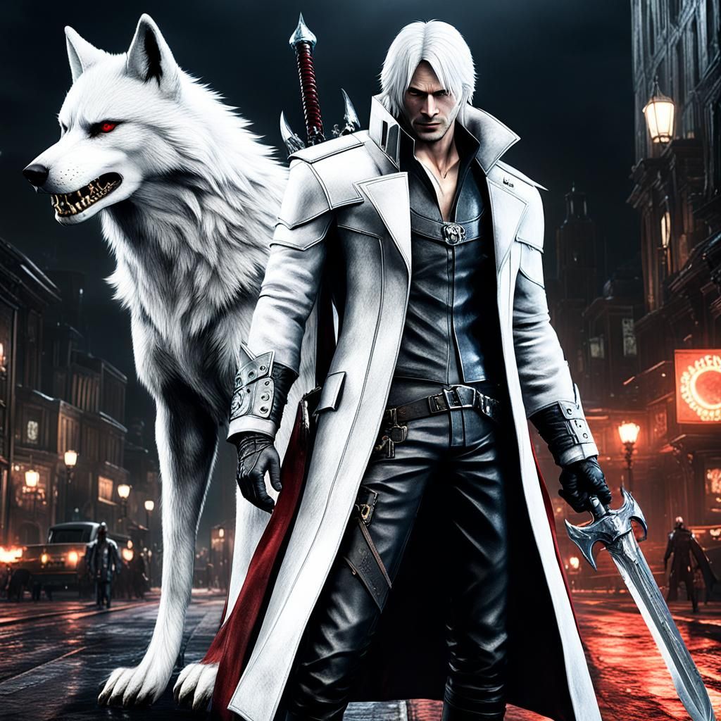 Dante as Wolf Hero in Redgrave City