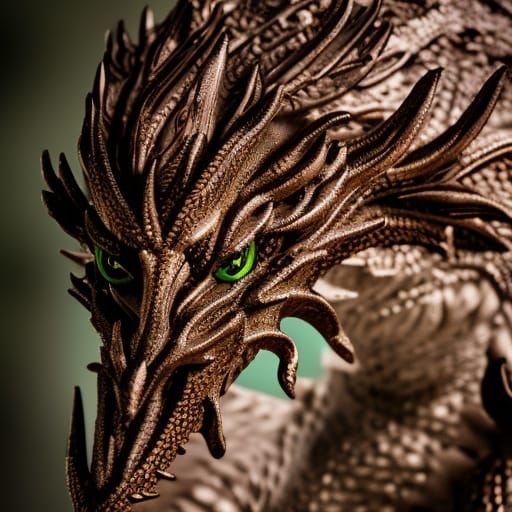 Feathered Dragon in Natural Lighting