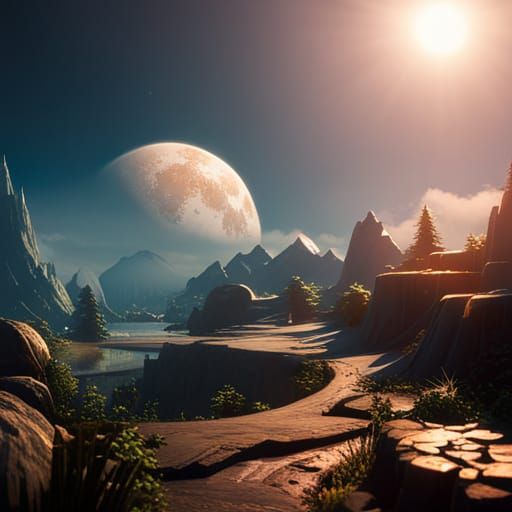 Steampunk Clock in 3D Cinematic Style