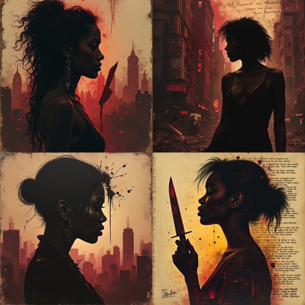 Poetic Horror Cover Art: Duality of Identity