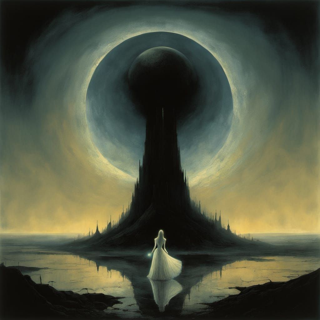 Dark Cinderella in Celestial Chamber Art