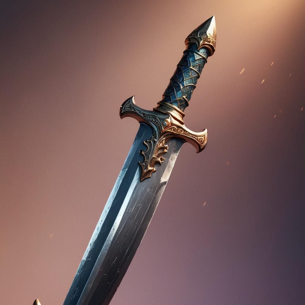Hyperrealistic Dagger Splash Art: Detailed Concept