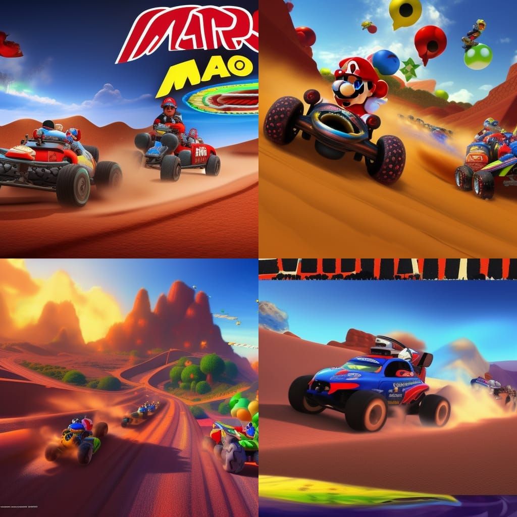Mario Kart Races the Dakar Rally