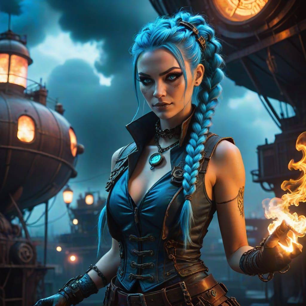 Electric Enchantress Ignites Midnight Frenzy