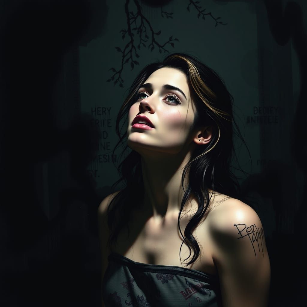 Embracing Raw Honesty: A Portrait of Vulnerability