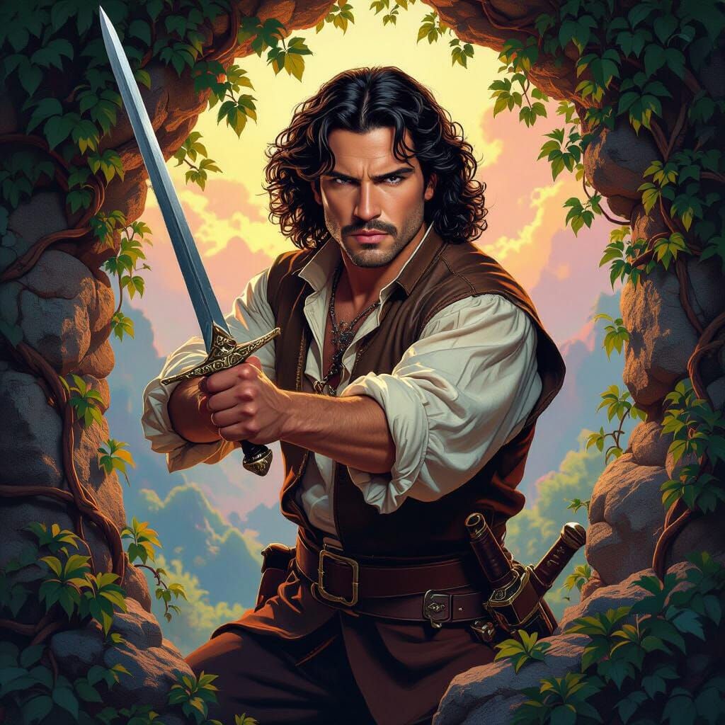 Inigo Montoya in Fierce Sword Stance as Splash Art