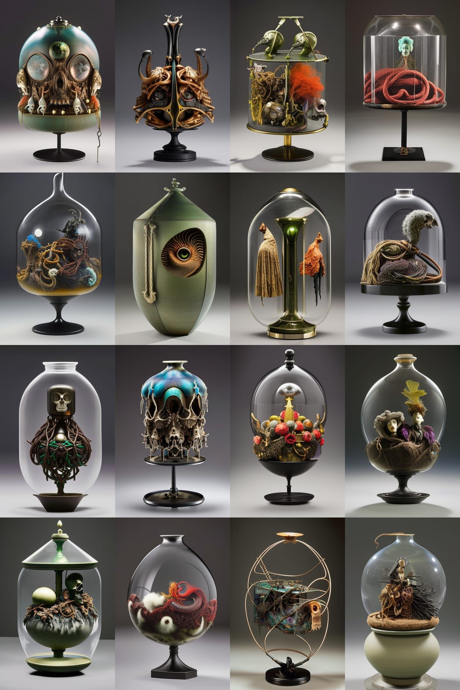 Eldritch Figures in Stop-Motion Hyperrealism