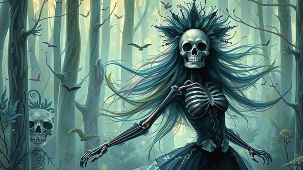 La Catrina  Skeleton Forest