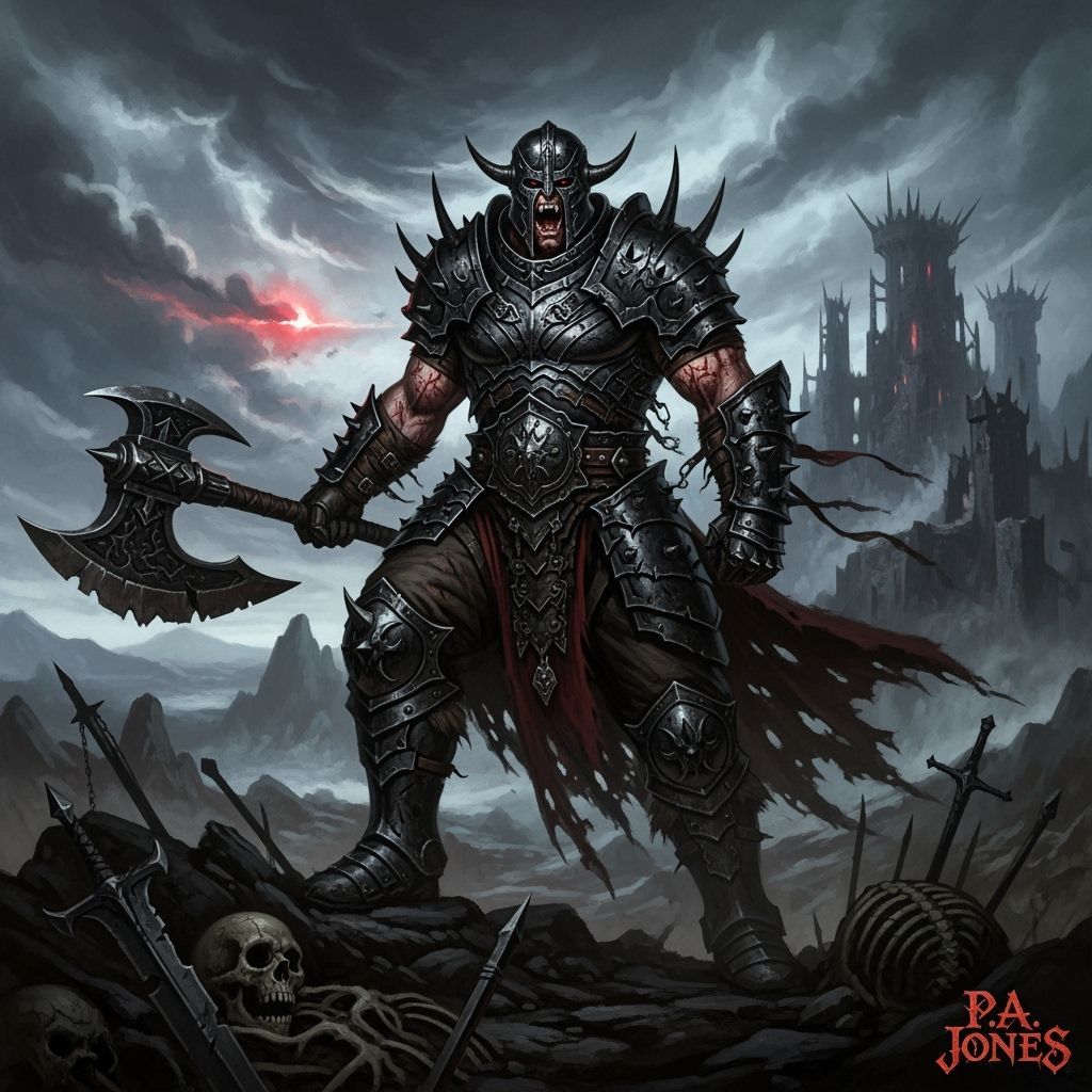 Grimdark Fantasy Art Illustration