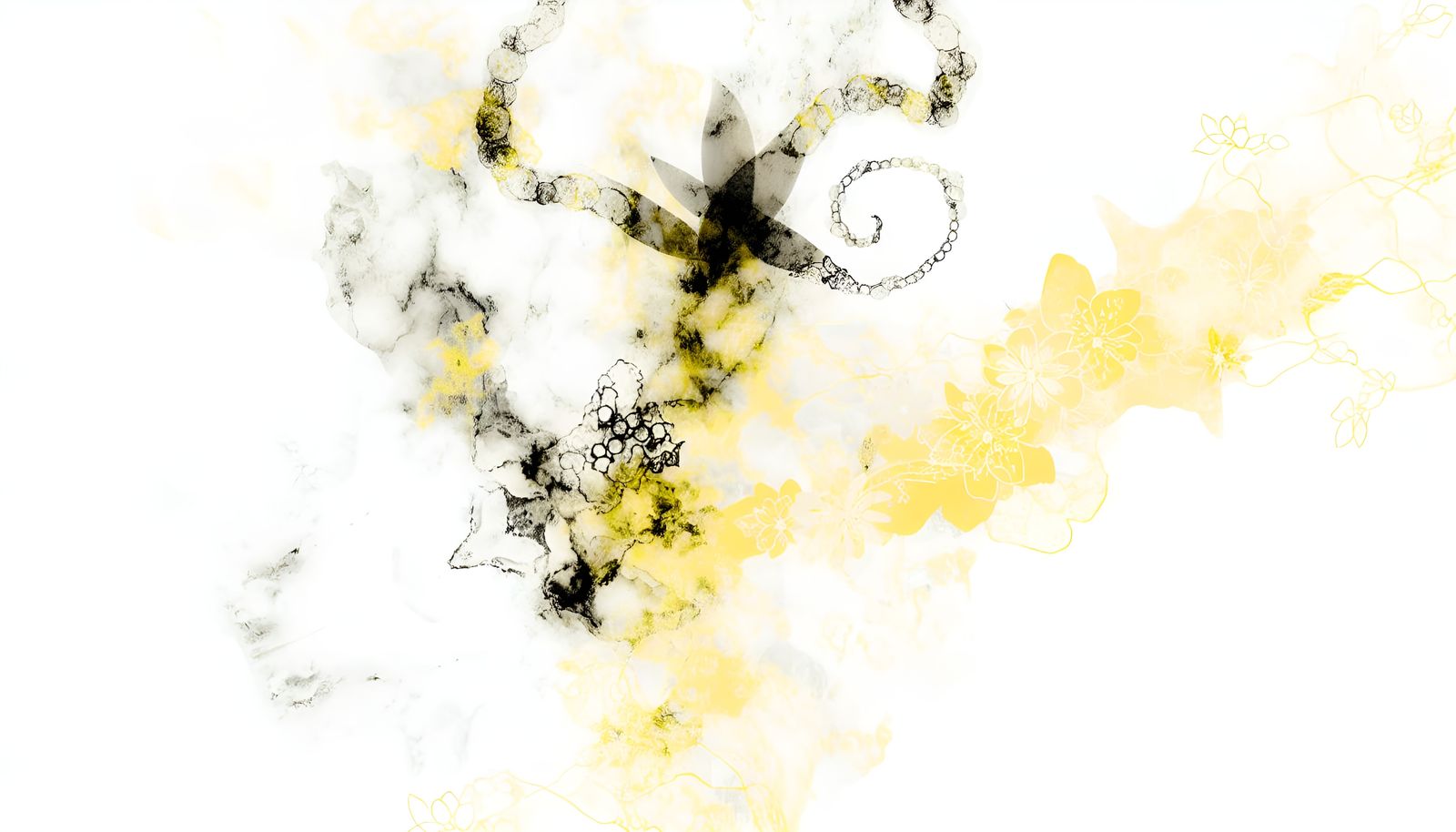 Abstract Spiritual Floral Bloom