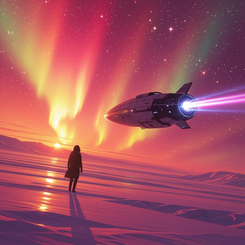 Soul's Journey: Stars to Earth, Dreamy Sci-Fi