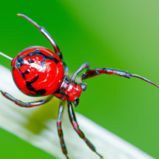 Red Ladybug Spider Hybrid Creature