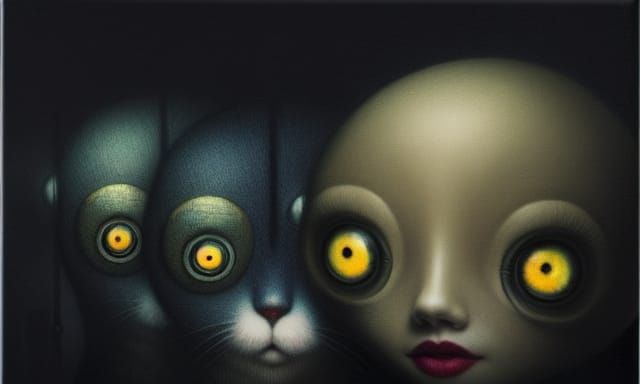 Sentient AI Plots World Domination, Surreal Style