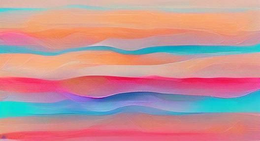 Soft Wavy Lines: Abstract Minimalist Design