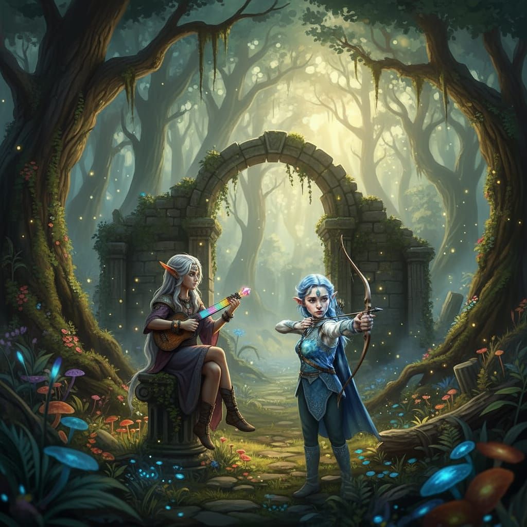 What elves do in their free time