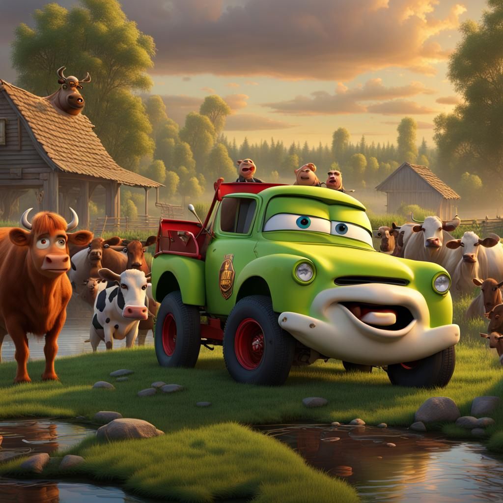 Lightning McQueen, Shrek, and Politicians in Swamp