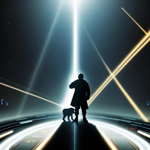 Beagle Fading in Enterprise Transporter Beam