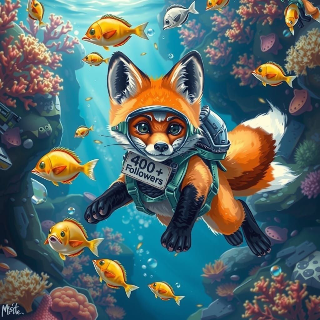 Fox Celebrates Milestone in a Vibrant Underwater Scene with ...