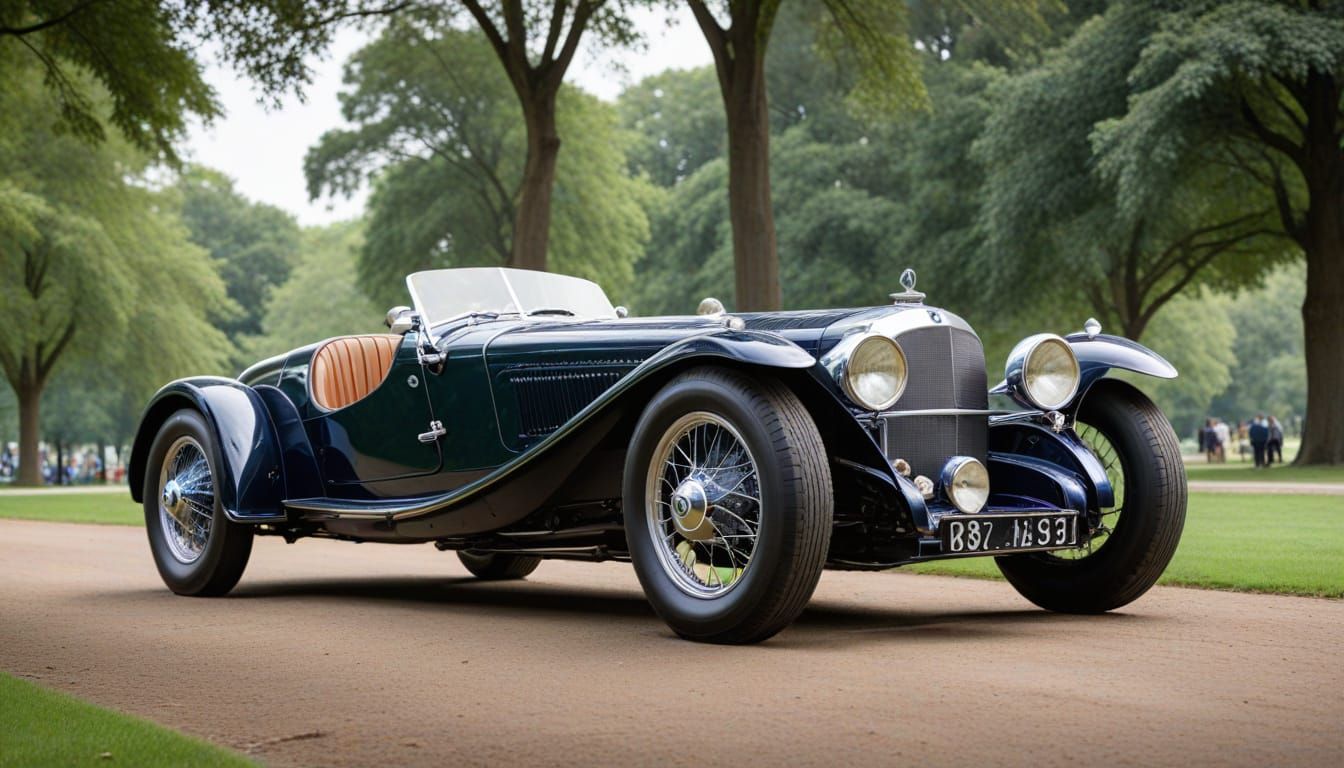 1930 Mercedes-Benz SSK 'Count Trossi' in Park