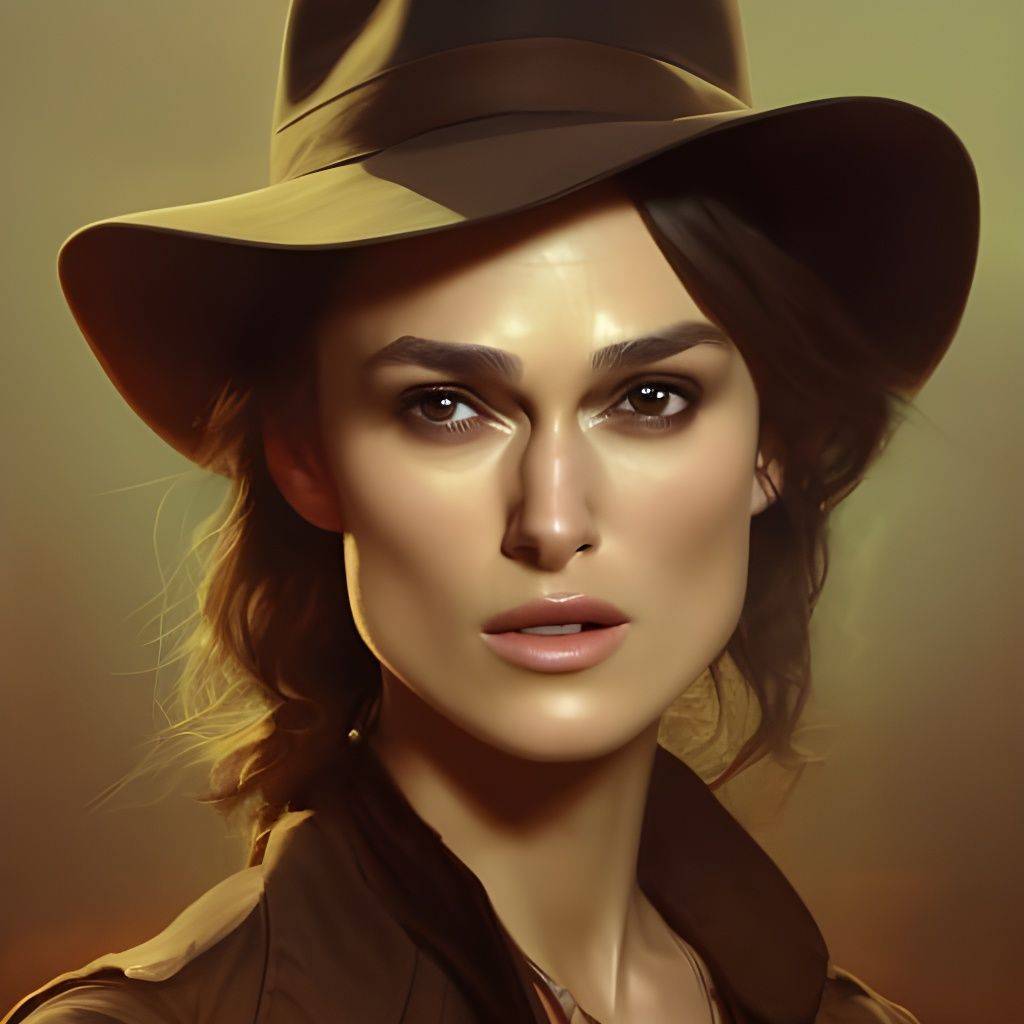 Keira Knightley as Indiana Jones