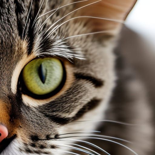 Cat portrait Professional photography, bokeh, natural lighting, canon lens, shot on dslr 64 megapixels sharp focus