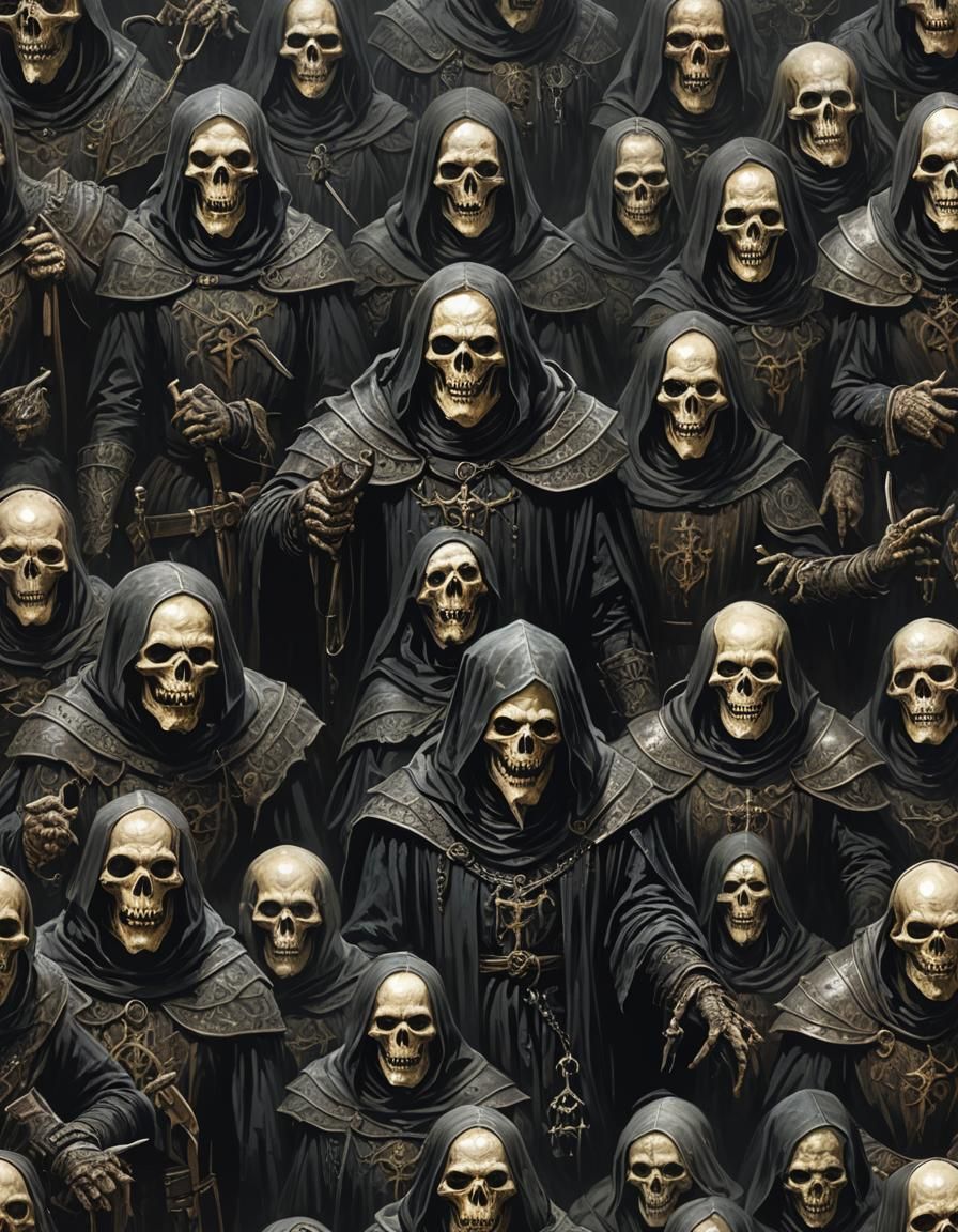 Sinister Gothic Horror Medieval Scene