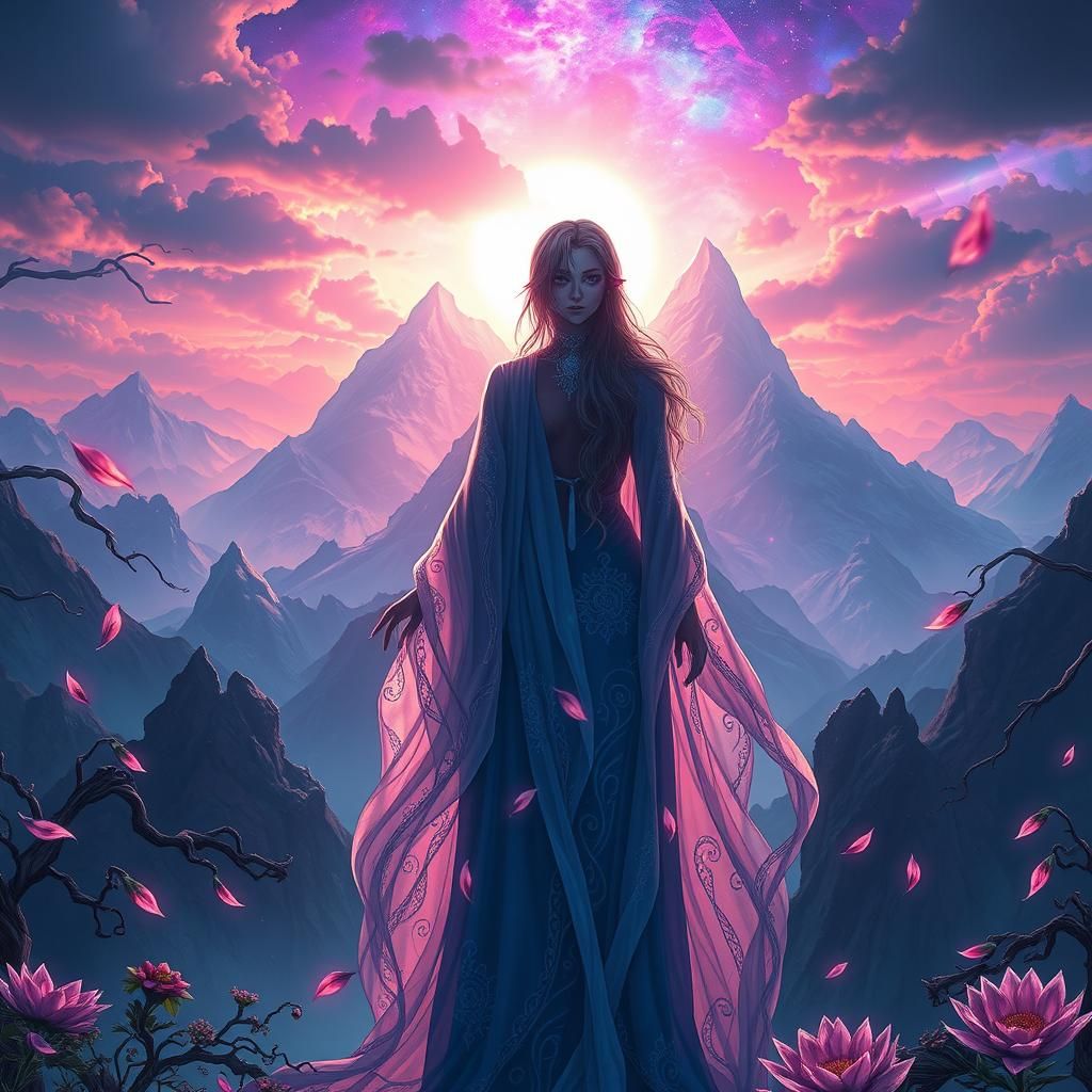 Threshold of Realms: The Maiden's Mystical Vigil