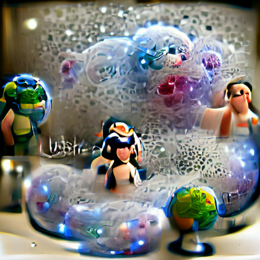 Bubble Universe: A Cartoon Bokeh Dreamscape