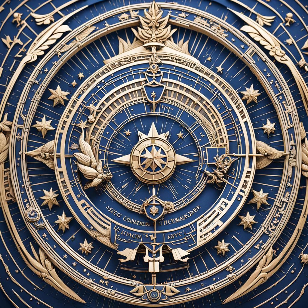 Commander Embodies Virtues in Acroterion Style