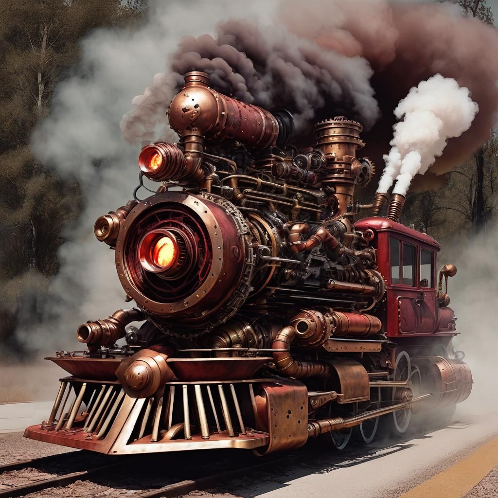 Freddy vs Jason on Steampunk Train