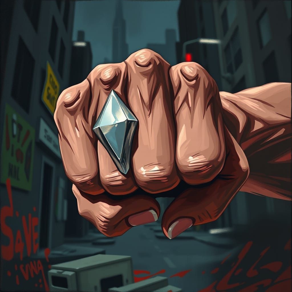 A knuckle sandwich by Ego