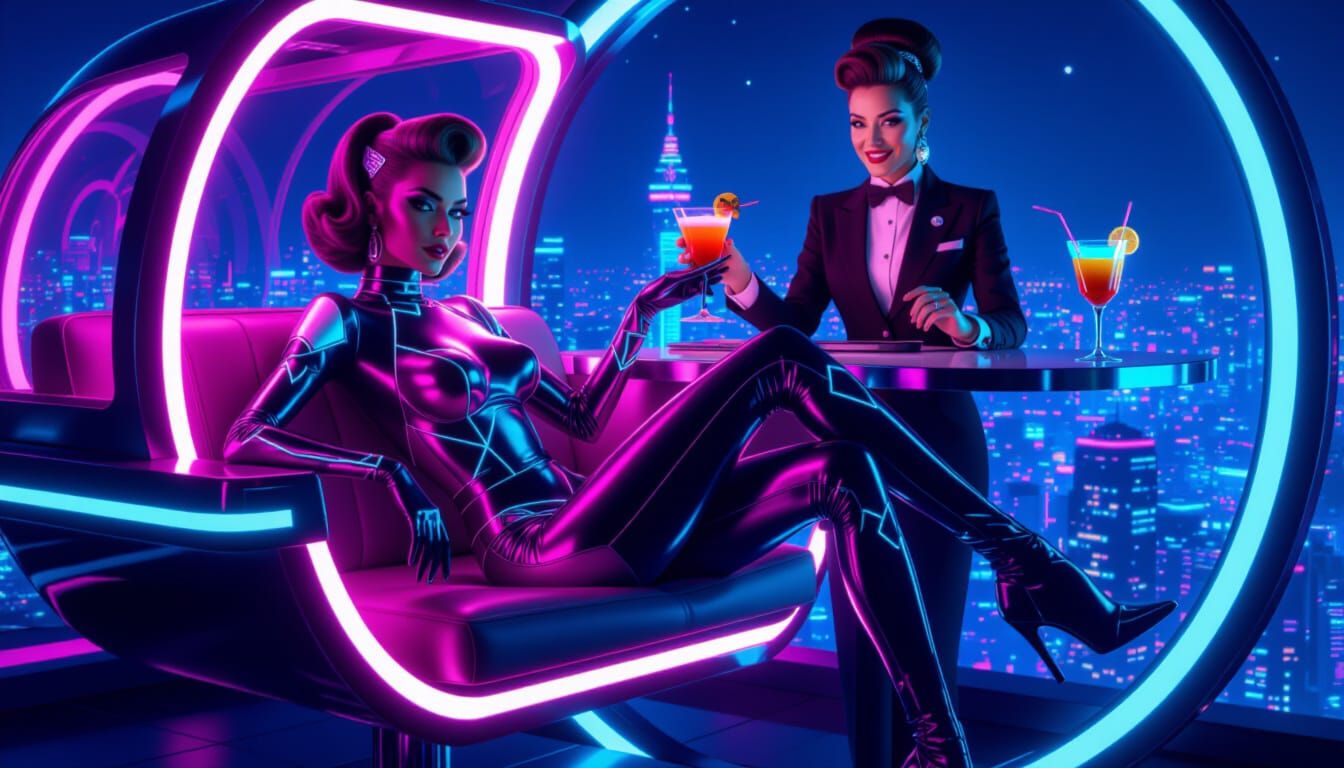 A futuristic heroine