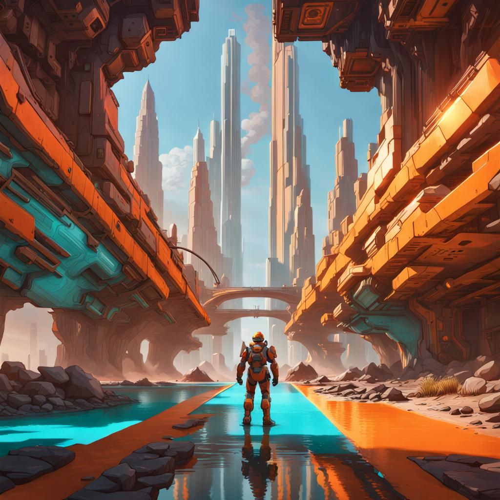 Halo Armageddon Concept Art in 8k Resolution