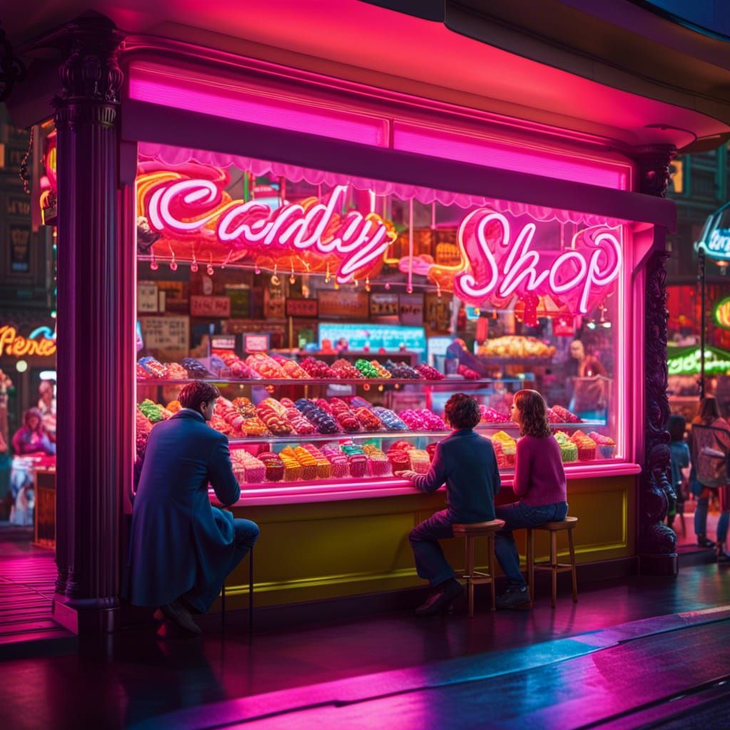 Neon Candy Shop