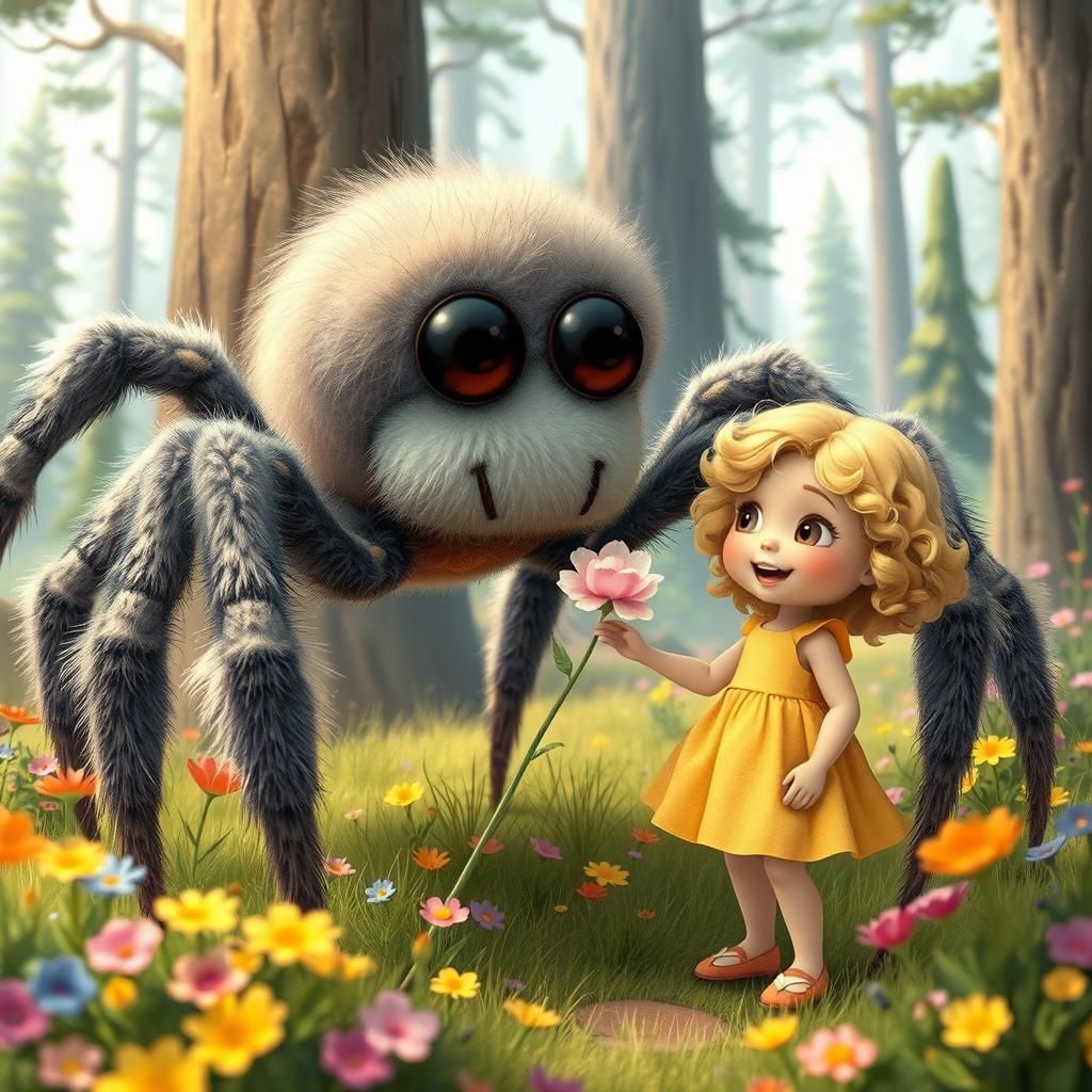 Giant Spider - Scary but Cute