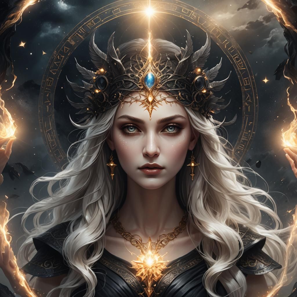 Light Goddess Versus Dark Goddess in Fantasy