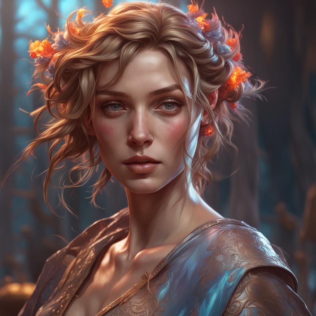 Detailed Portrait with Dynamic Lighting in Unreal Engine