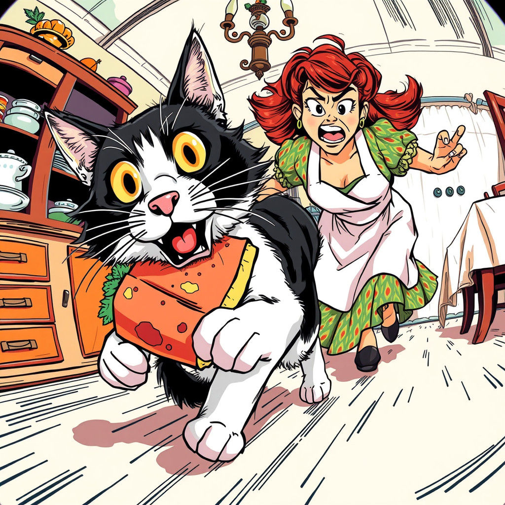 Feline Frenzy at Thanksgiving