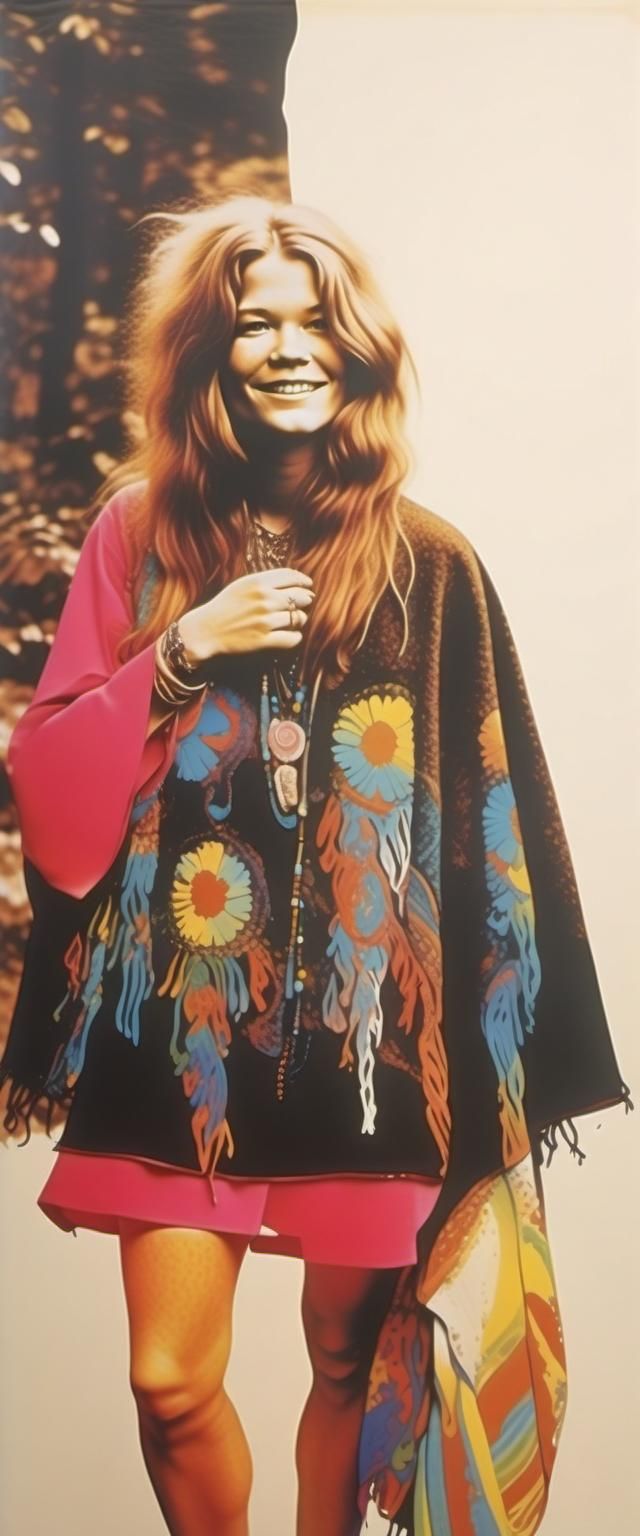 Psychedelic Portrait of a Young Woman