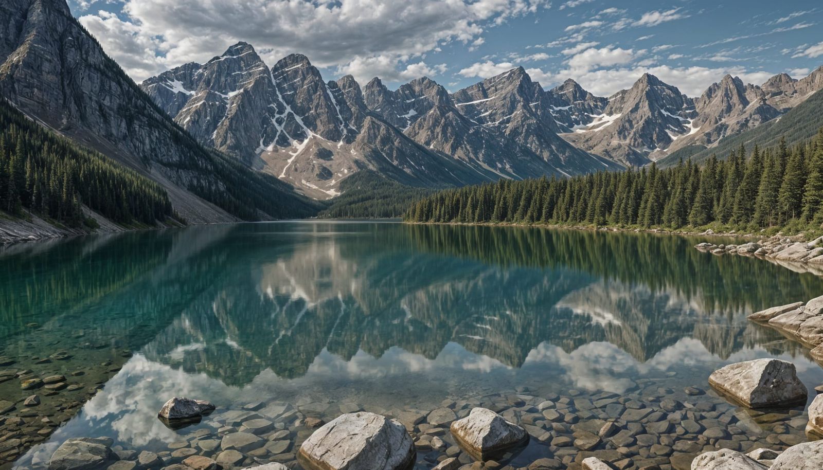 Canadian Rockies: Epic Lake and Mountain Vista