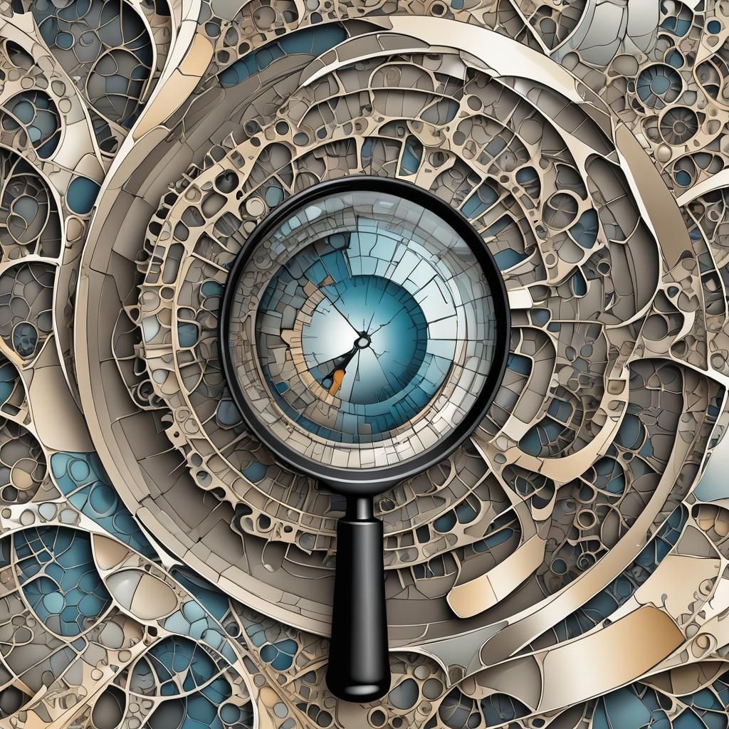 Fragile Self-Esteem Meter Under Magnifying Glass