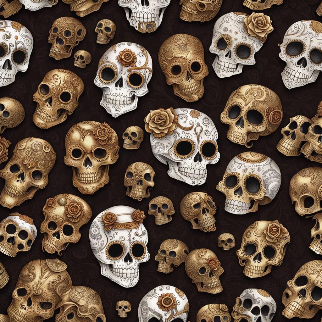 Steampunk Sugar Skulls: A Mechanical Celebration