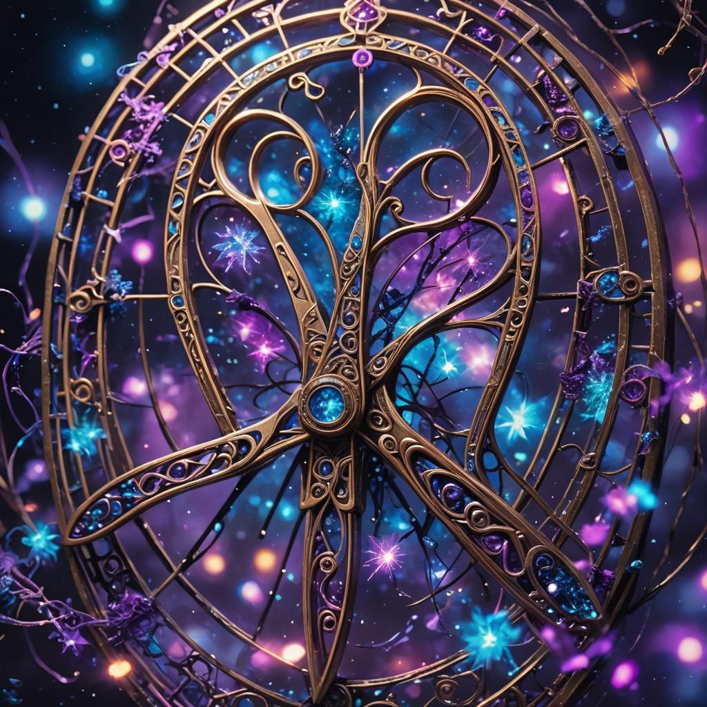 Astral Scissors Cut Cage in Mystical Realism