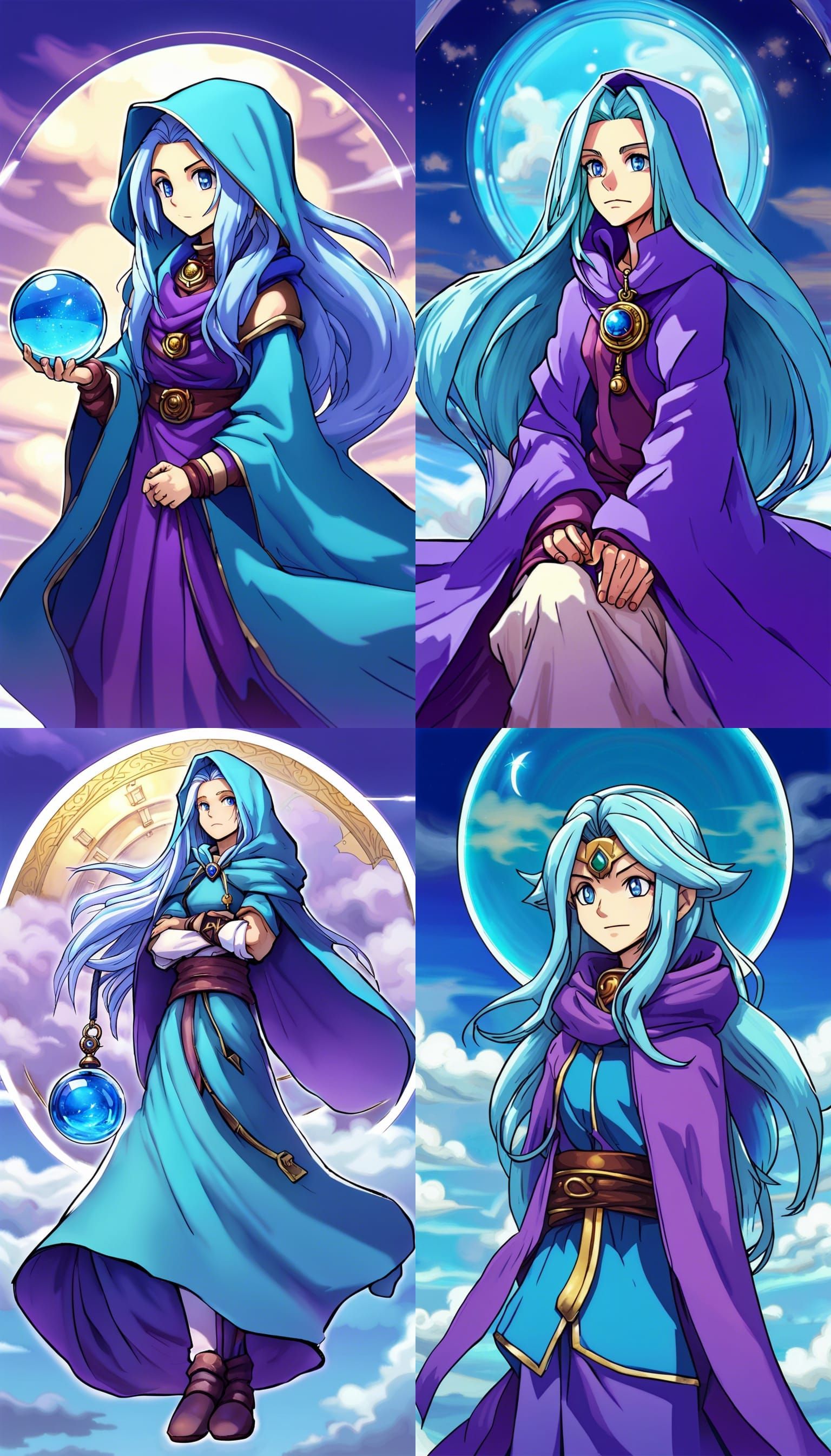 Princess Schala Zeal in a Magical Sky Kingdom