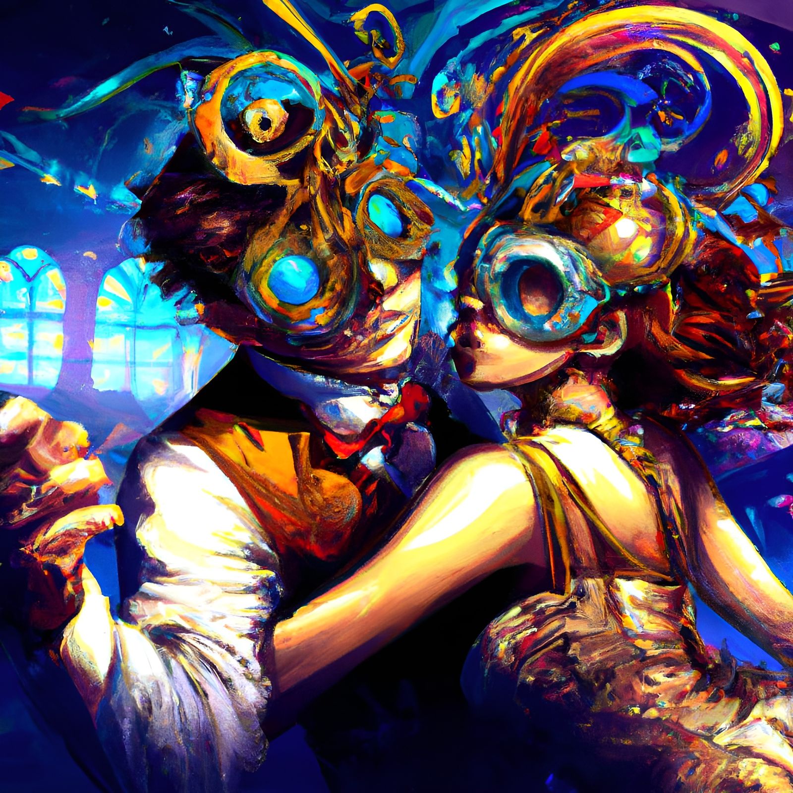 Steampunk Masquerade Ball: Art Nouveau Style