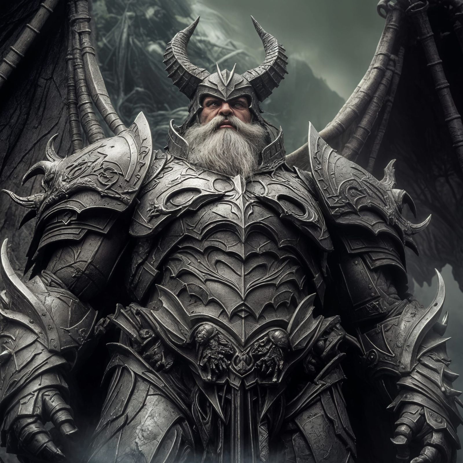 Mythic Legions Barbarian Warboss and Shadow Knight